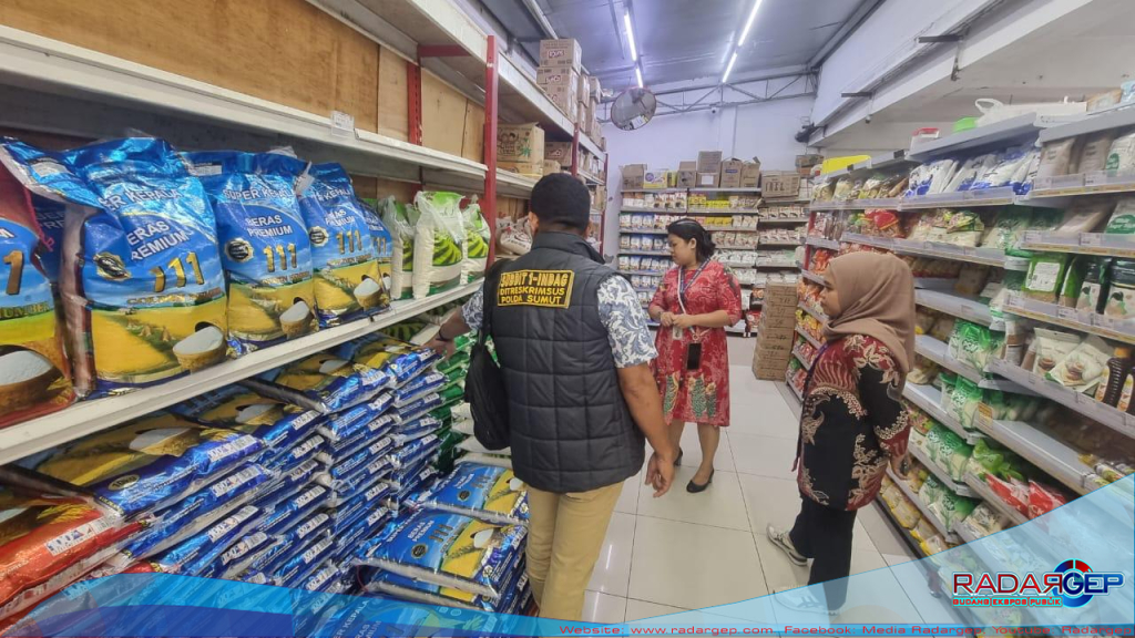 Polda Sumut Sidak Swalayan di Medan, Telusuri Dugaan Penjualan Beras Tak Sesuai Mutu